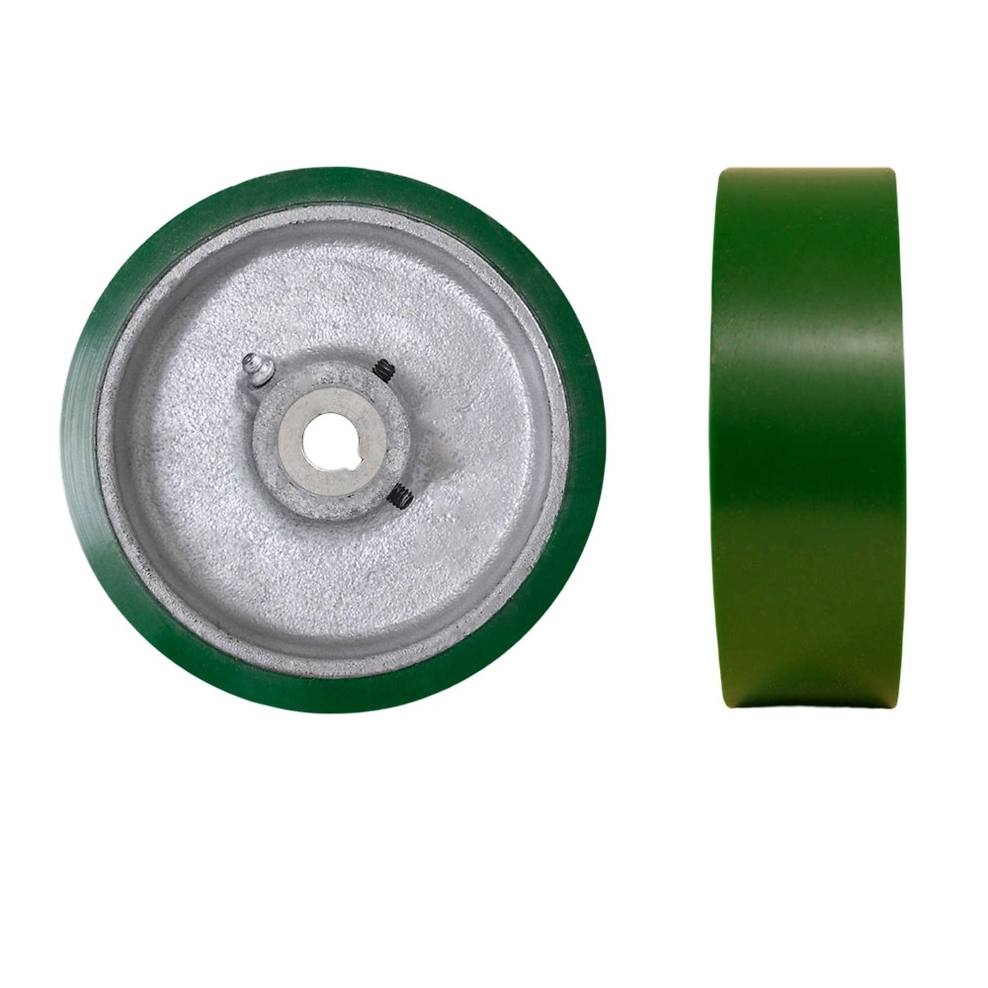 Service Caster, 8in. x 2in. Hardware Wheel, Wheel Diameter 8 in, Caster Type Rigid, Package (qty.) 1, Model# SCC-EZPUS820-12MM-KW-2SS
